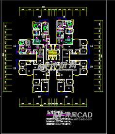 房屋设计示意图cad,房屋设计图解释